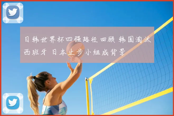 日韩世界杯四强路径回顾 韩国淘汰西班牙 日本止步小组成背景
