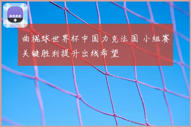 曲棍球世界杯中国力克法国 小组赛关键胜利提升出线希望